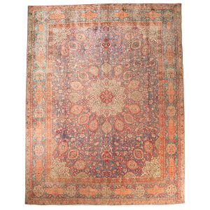 فرش دستبافت وینتیج نقشه شیخ صفی اردبیل 2247