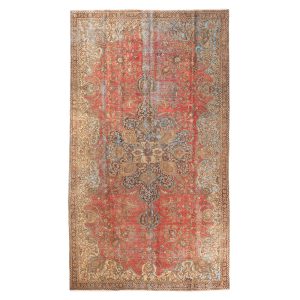 فرش کناره دستبافت وینتیج تبریز 2271