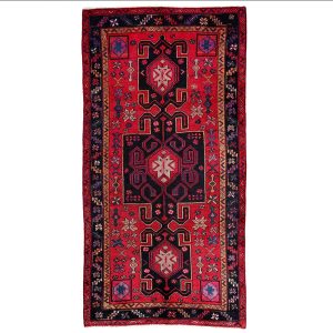 فرش کناره دستبافت ایلیاتی همدان 3032