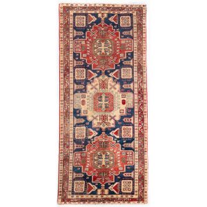 فرش کناره دستبافت ایلیاتی اردبیل 3042