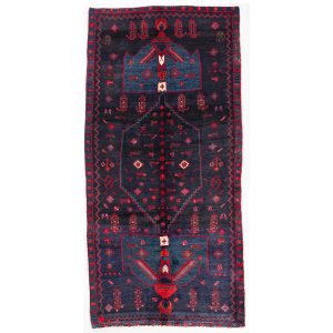 فرش کناره دستبافت ایلیاتی نهاوند 2998