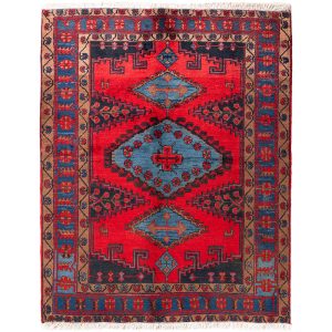 فرش کناره دستبافت ایلیاتی 8219