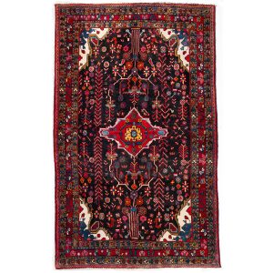 فرش کناره دستبافت ایلیاتی نهاوند 2568