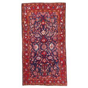 فرش کناره دستبافت ایلیاتی بروجرد 3185