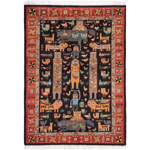 فرش دستبافت قشقایی همدان 23343