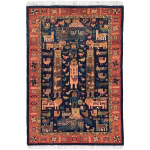 فرش دستبافت قشقایی همدان 23356